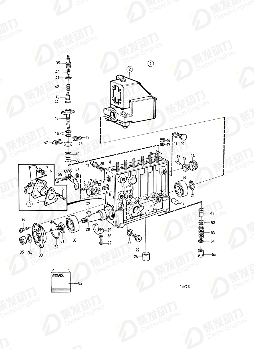 volvo penta Gasket 863370 Drawing volvo penta Gasket 863370 Drawing